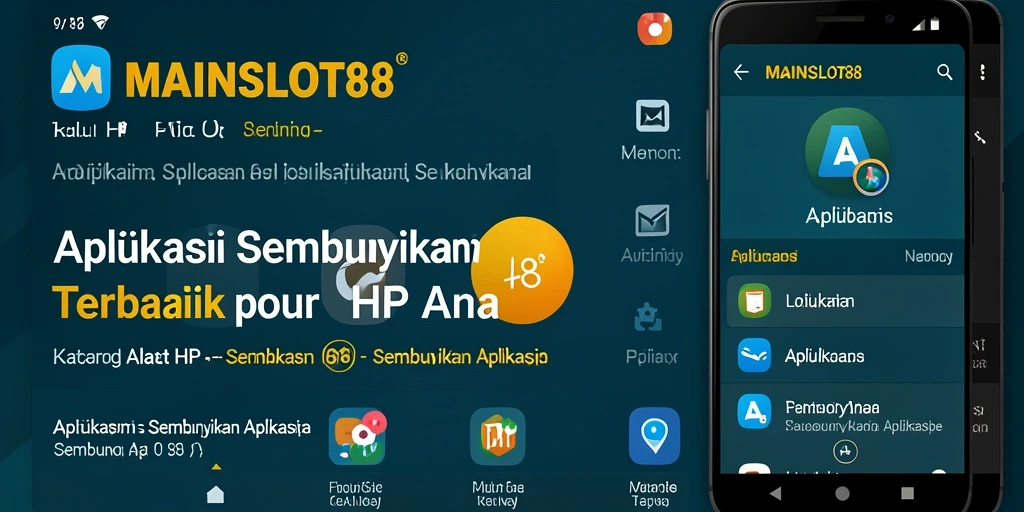 Antarmuka MAINSLOT88 yang sederhana dan fungsional untuk menyembunyikan aplikasi.