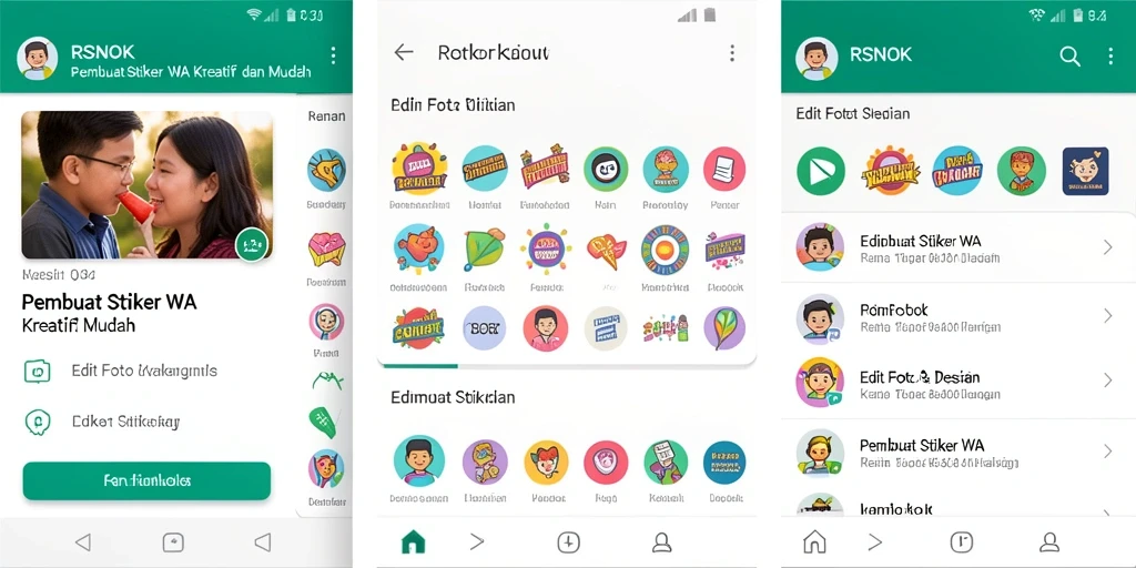 Antarmuka RSNOK yang ramah pengguna untuk pembuatan stiker WA.